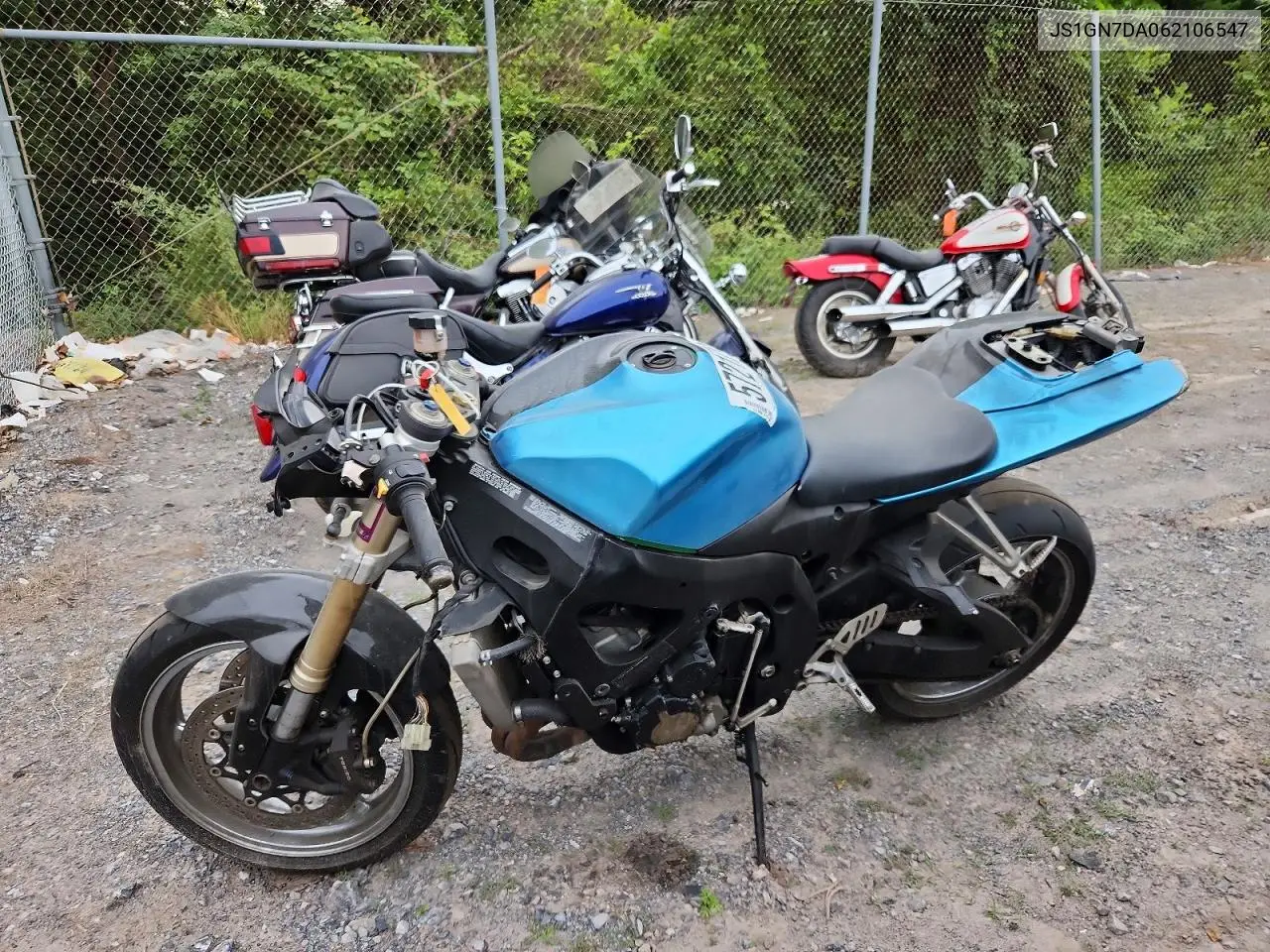 2006 Suzuki Gsx-R600 K6 VIN: JS1GN7DA062106547 Lot: 57217926