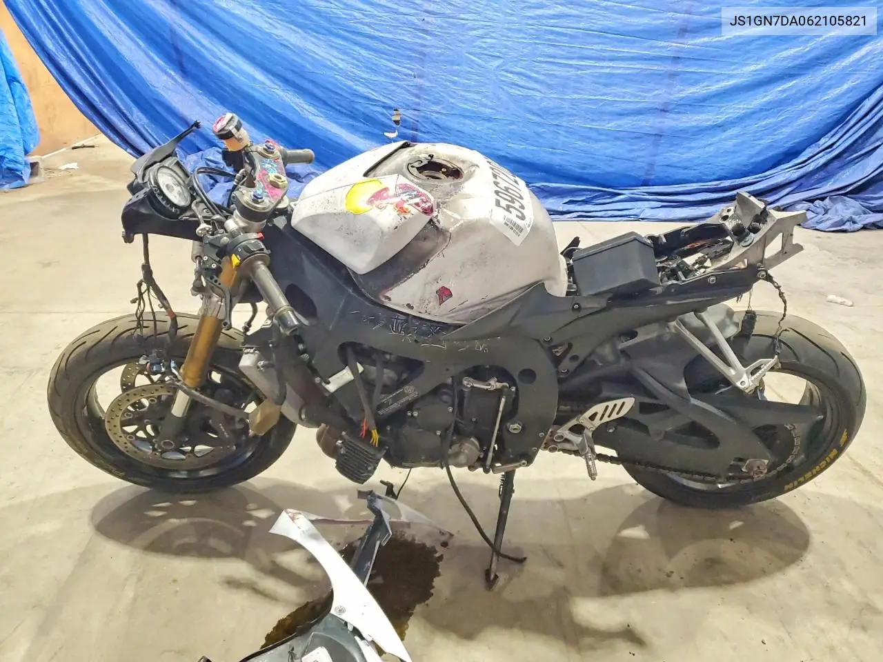 2006 Suzuki Gsx-R600 K6 VIN: JS1GN7DA062105821 Lot: 59672096