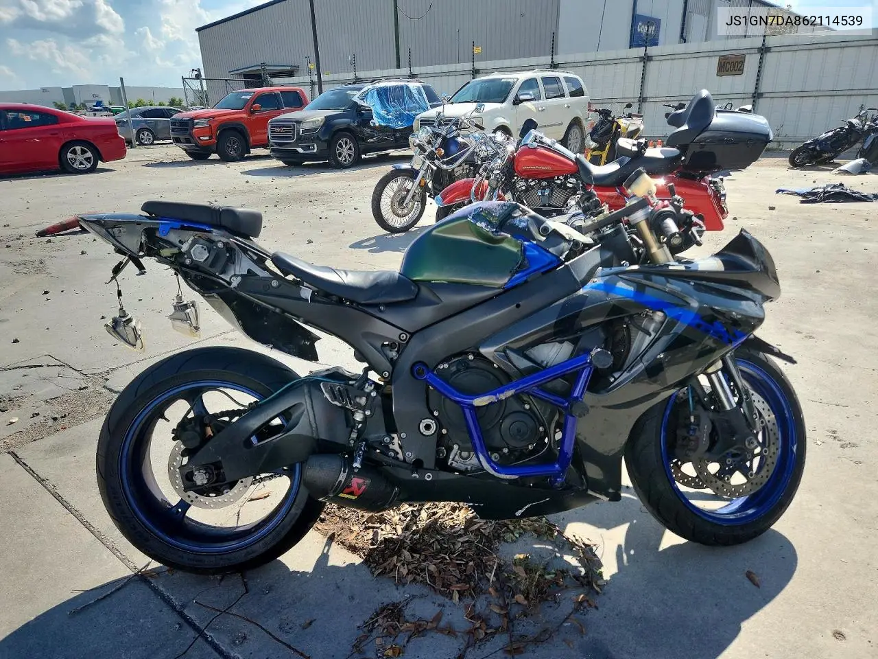 2006 Suzuki Gsx-R600 K6 VIN: JS1GN7DA862114539 Lot: 60308206