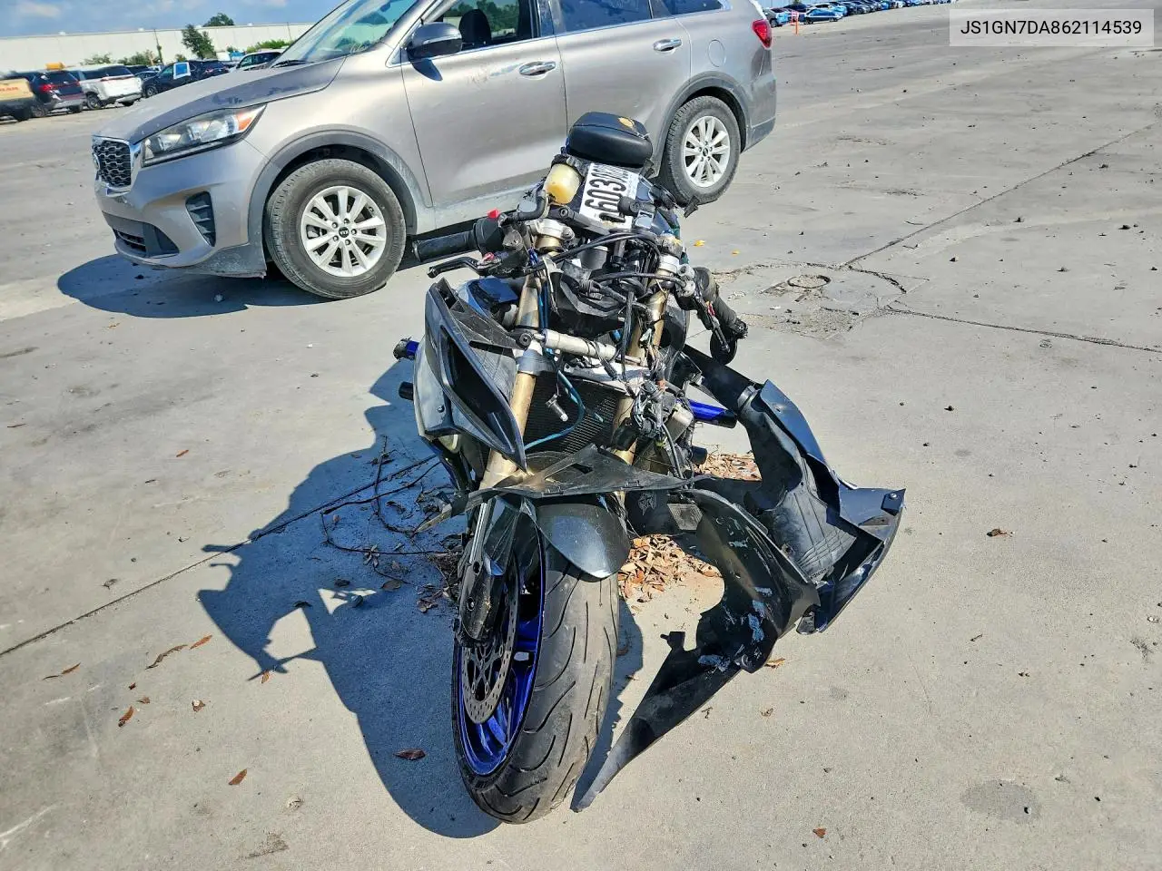 2006 Suzuki Gsx-R600 K6 VIN: JS1GN7DA862114539 Lot: 60308206