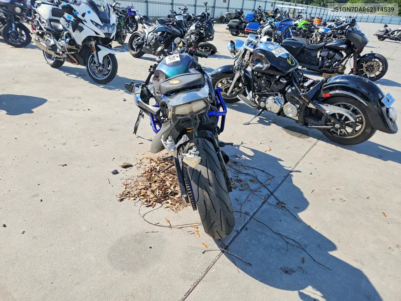 2006 Suzuki Gsx-R600 K6 VIN: JS1GN7DA862114539 Lot: 60308206
