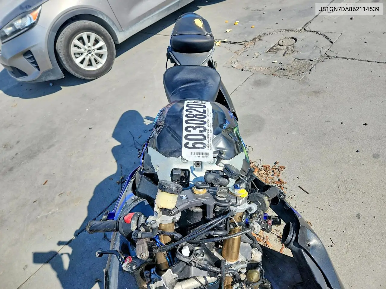 2006 Suzuki Gsx-R600 K6 VIN: JS1GN7DA862114539 Lot: 60308206