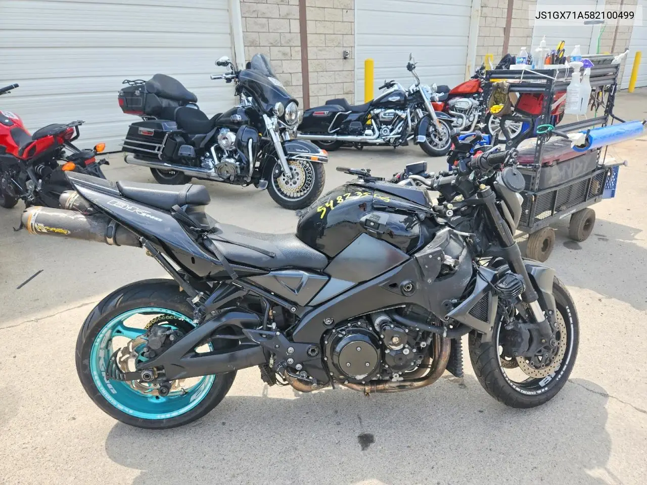 2008 Suzuki Gsx1300 Bk VIN: JS1GX71A582100499 Lot: 54823506
