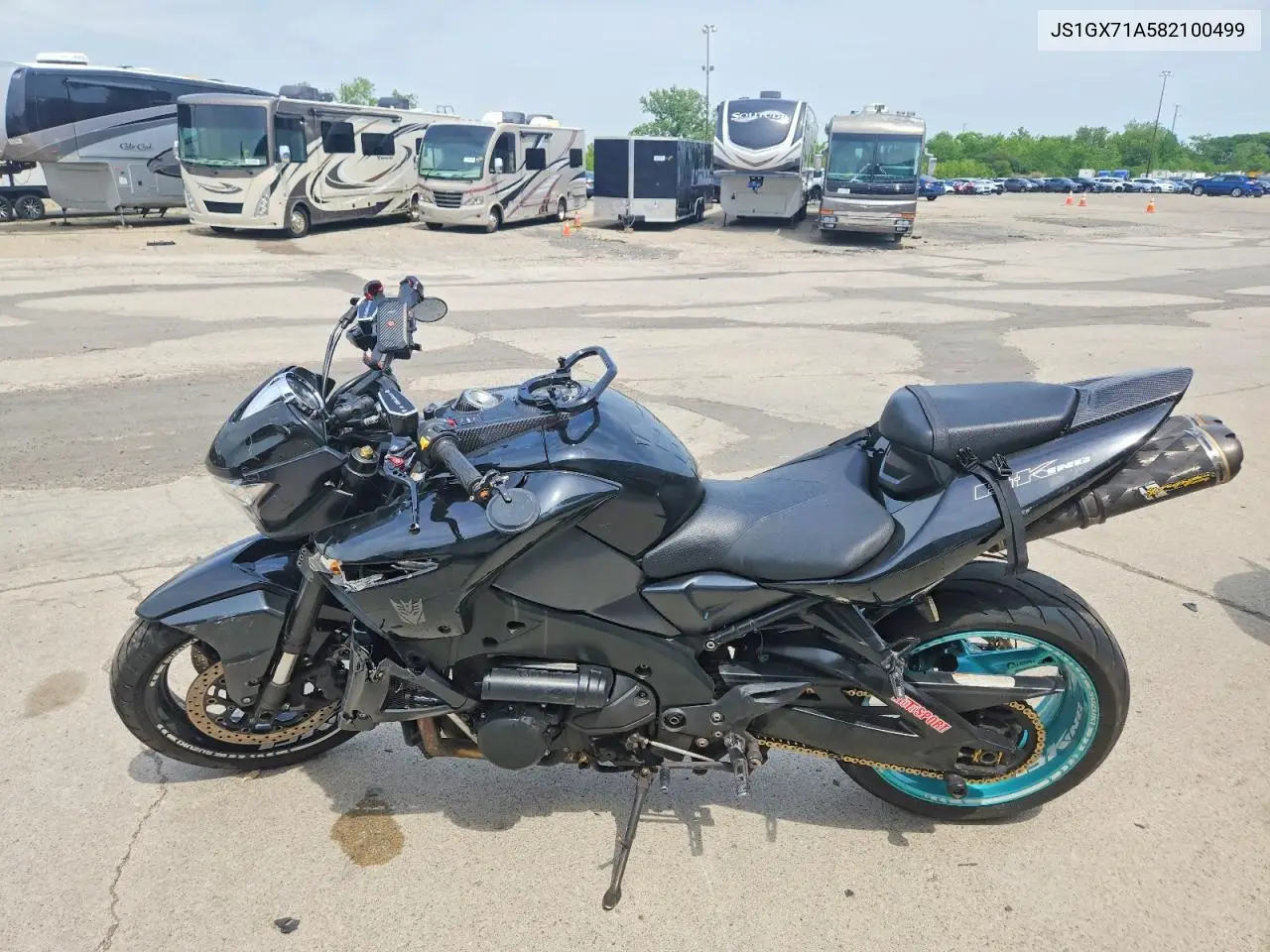 2008 Suzuki Gsx1300 Bk VIN: JS1GX71A582100499 Lot: 54823506