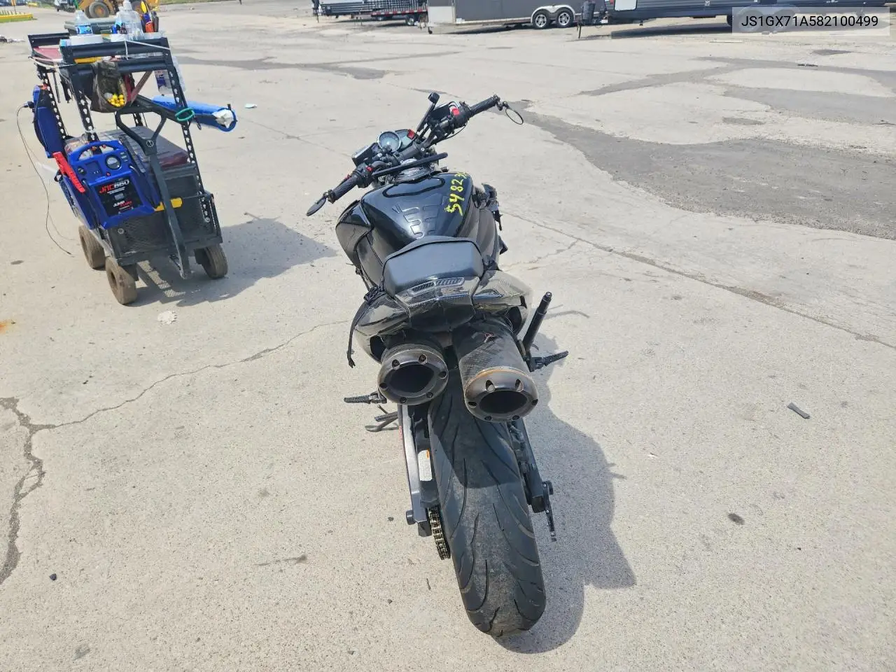 2008 Suzuki Gsx1300 Bk VIN: JS1GX71A582100499 Lot: 54823506