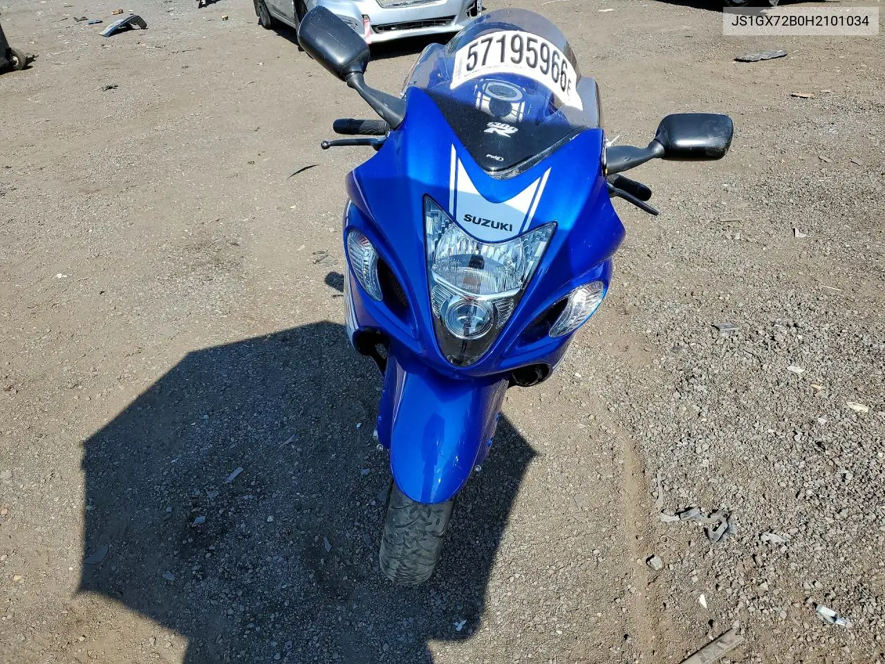 2017 Suzuki Gsx1300 Ra VIN: JS1GX72B0H2101034 Lot: 57195966