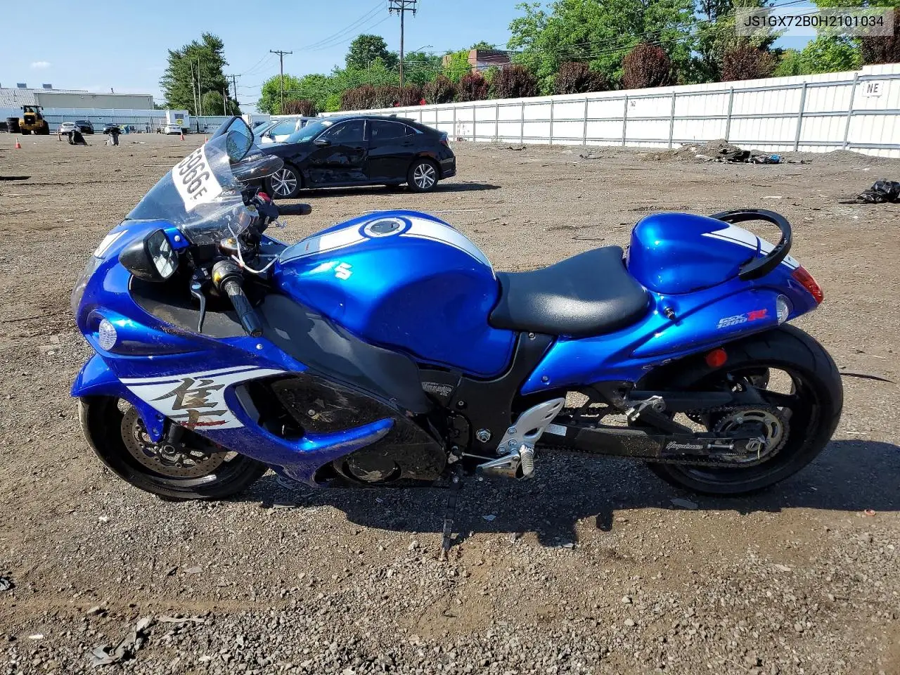 2017 Suzuki Gsx1300 Ra VIN: JS1GX72B0H2101034 Lot: 57195966