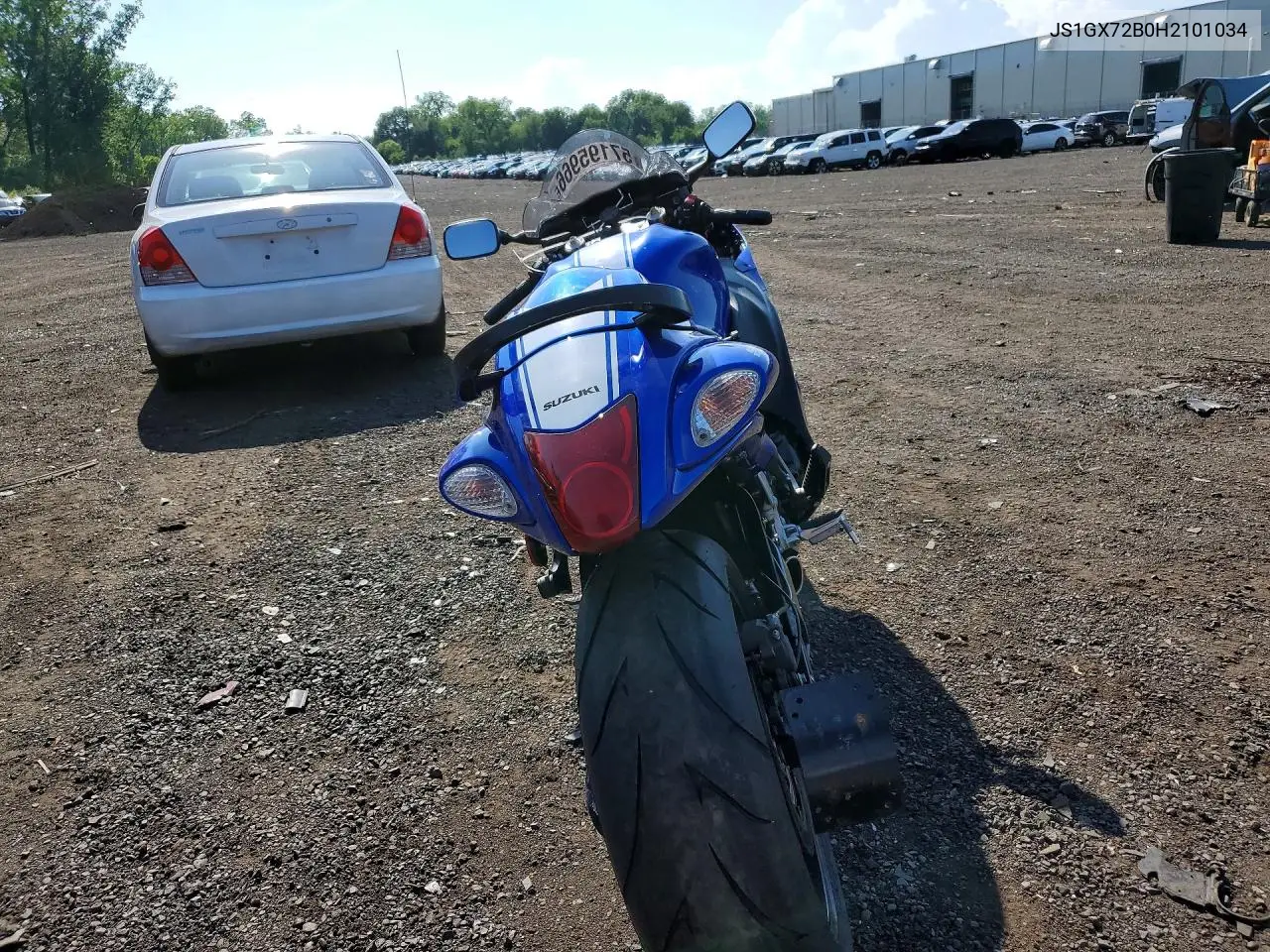 2017 Suzuki Gsx1300 Ra VIN: JS1GX72B0H2101034 Lot: 57195966