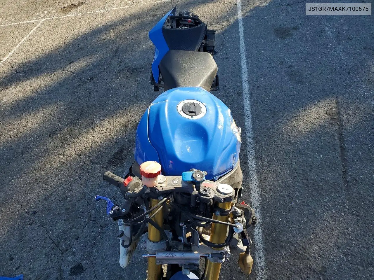 2019 Suzuki Gsx-R750 VIN: JS1GR7MAXK7100675 Lot: 74894475