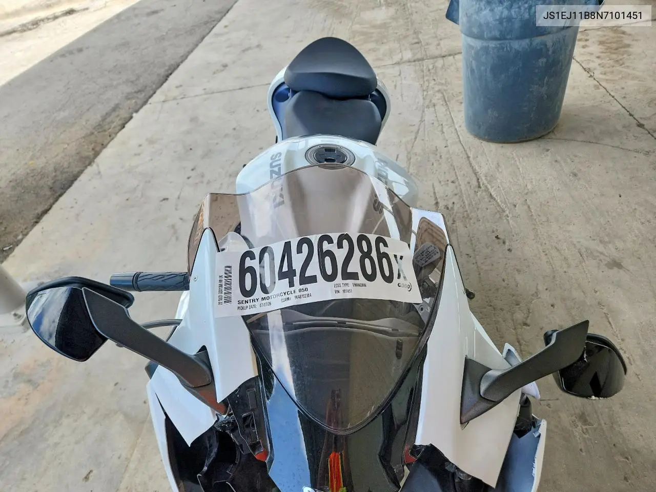 2022 Suzuki Gsx1300 Rr VIN: JS1EJ11B8N7101451 Lot: 60426286