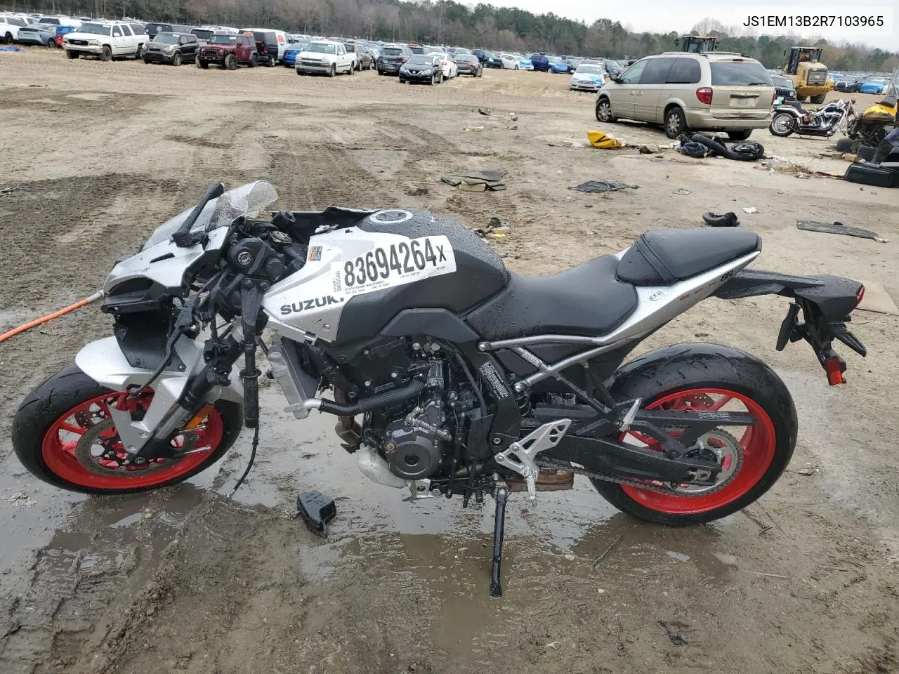 2024 Suzuki Gsx800 F VIN: JS1EM13B2R7103965 Lot: 83694264