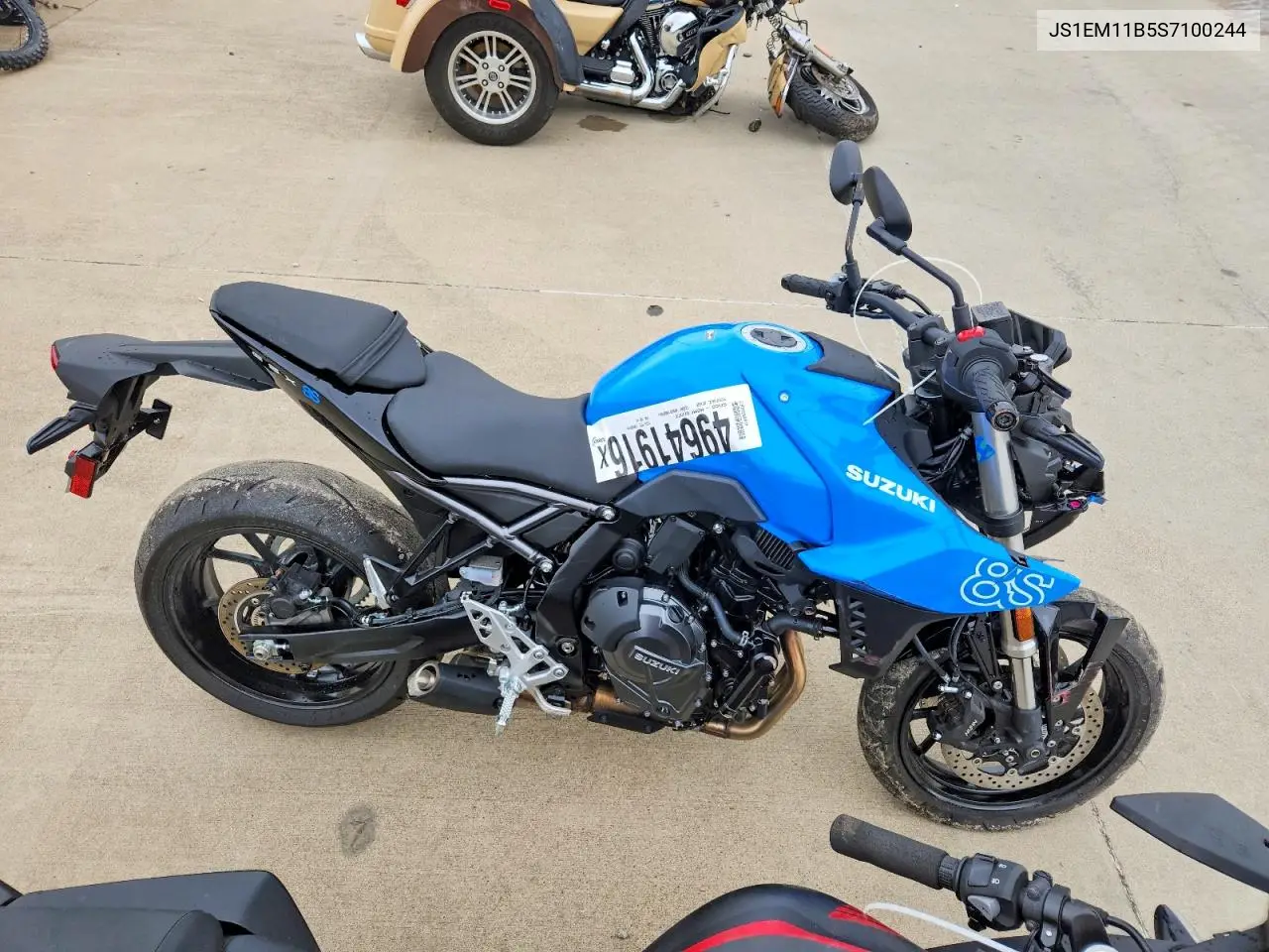 2025 Suzuki Gsx800 R VIN: JS1EM11B5S7100244 Lot: 49641916