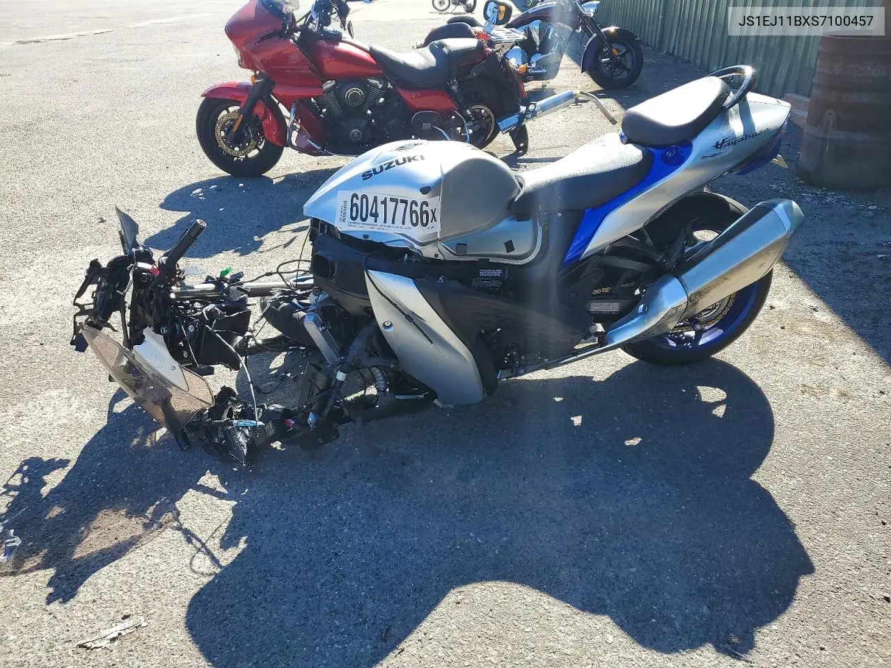 2025 Suzuki Gsx1300 Rr VIN: JS1EJ11BXS7100457 Lot: 60417766
