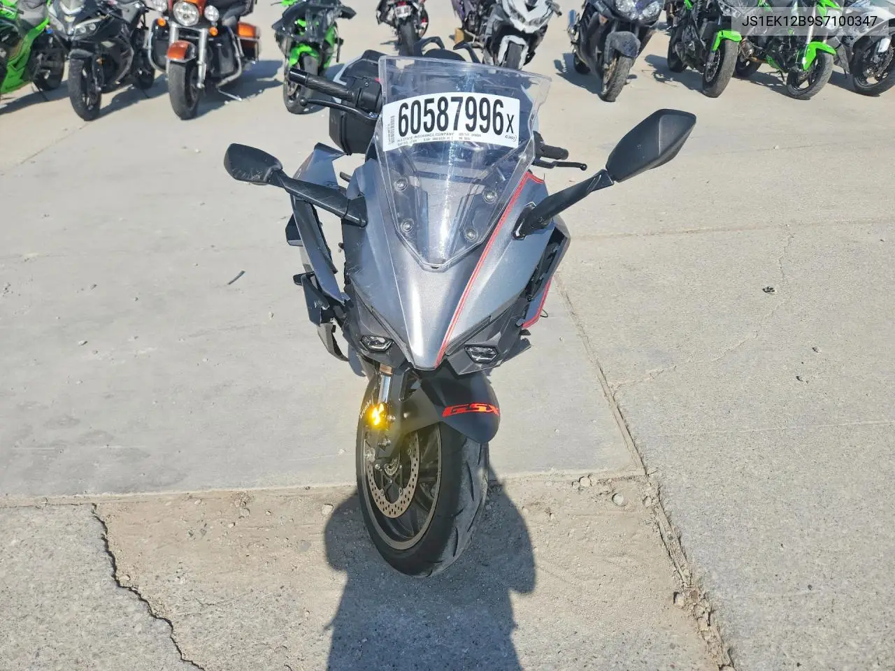 2025 Suzuki Gsx1000 Gt VIN: JS1EK12B9S7100347 Lot: 60587996