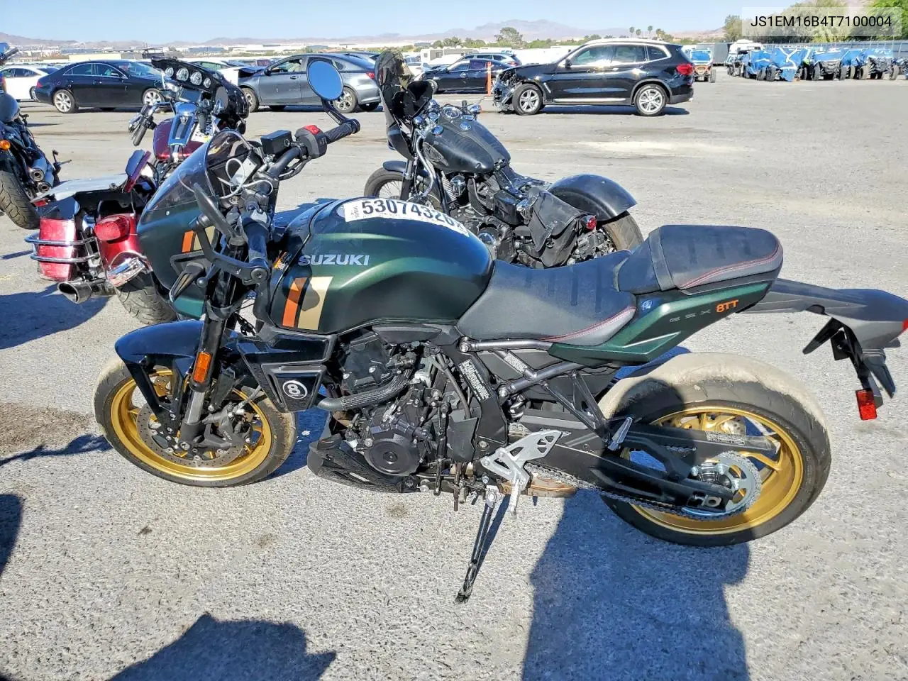 2026 Suzuki Gsx800 Tt VIN: JS1EM16B4T7100004 Lot: 53074326