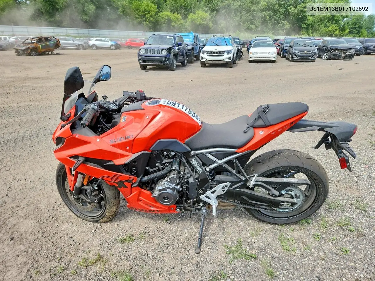 2026 Suzuki Gsx800 F VIN: JS1EM13B0T7102692 Lot: 59117836