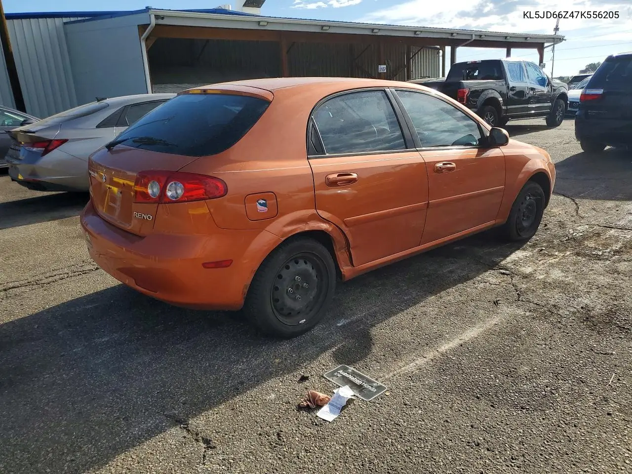 2007 Suzuki Reno Base VIN: KL5JD66Z47K556205 Lot: 58314436