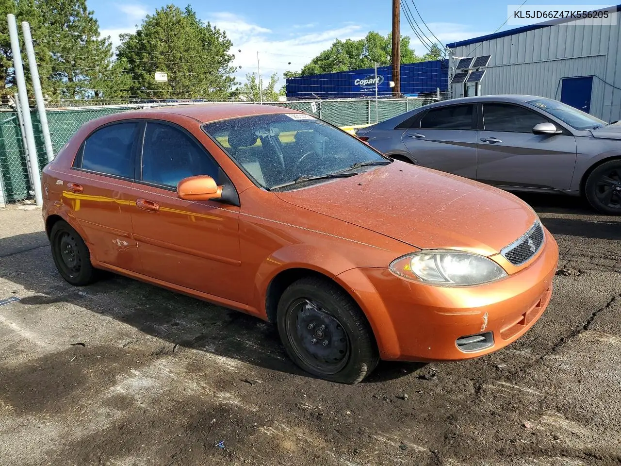 2007 Suzuki Reno Base VIN: KL5JD66Z47K556205 Lot: 58314436