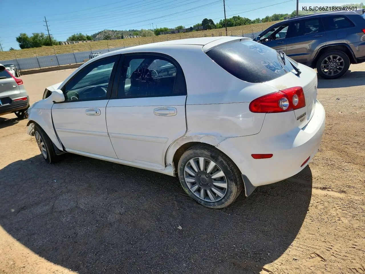 2008 Suzuki Reno Base VIN: KL5JD66Z18K942601 Lot: 57267666