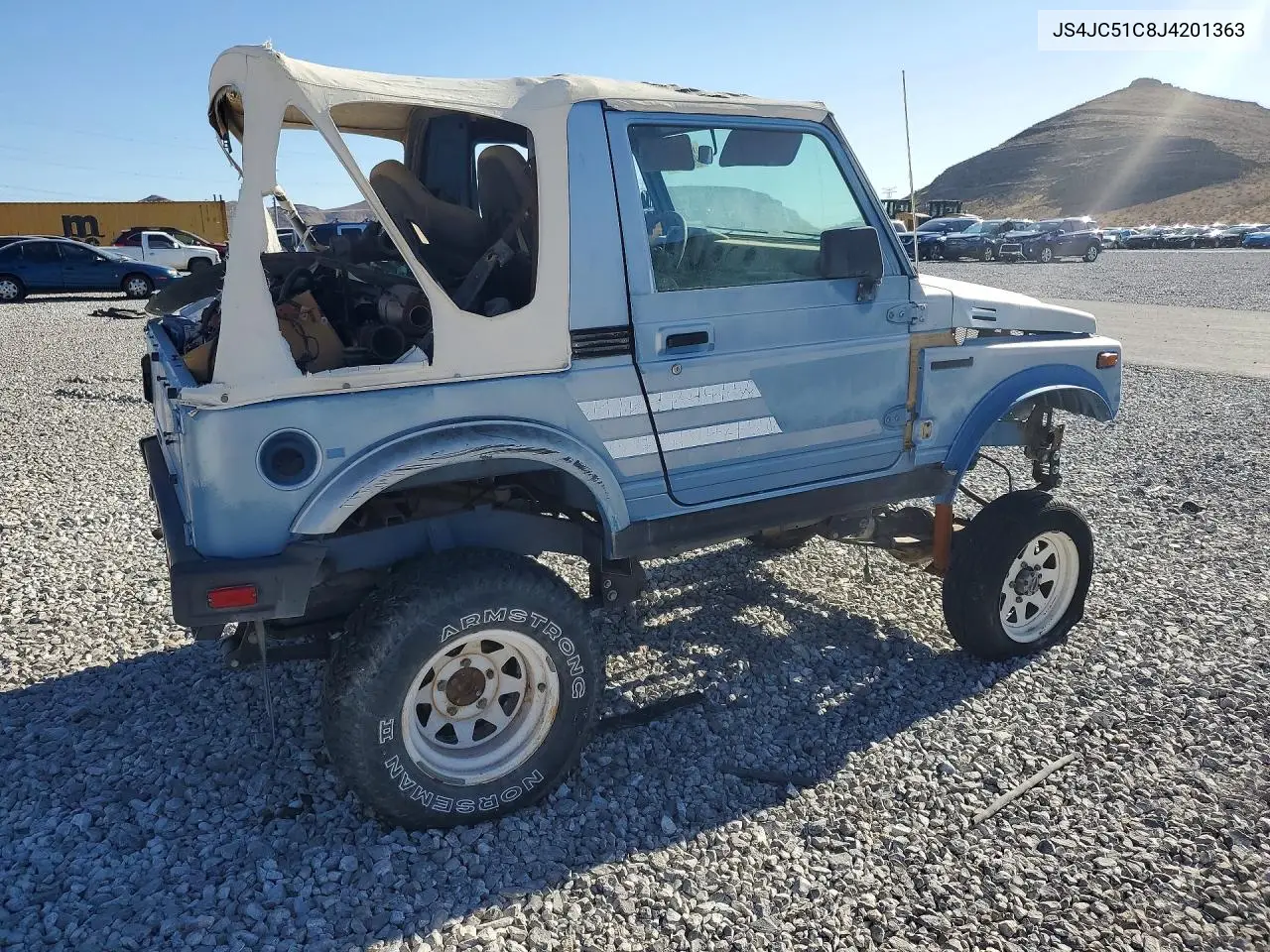 1988 Suzuki Samurai VIN: JS4JC51C8J4201363 Lot: 52602136