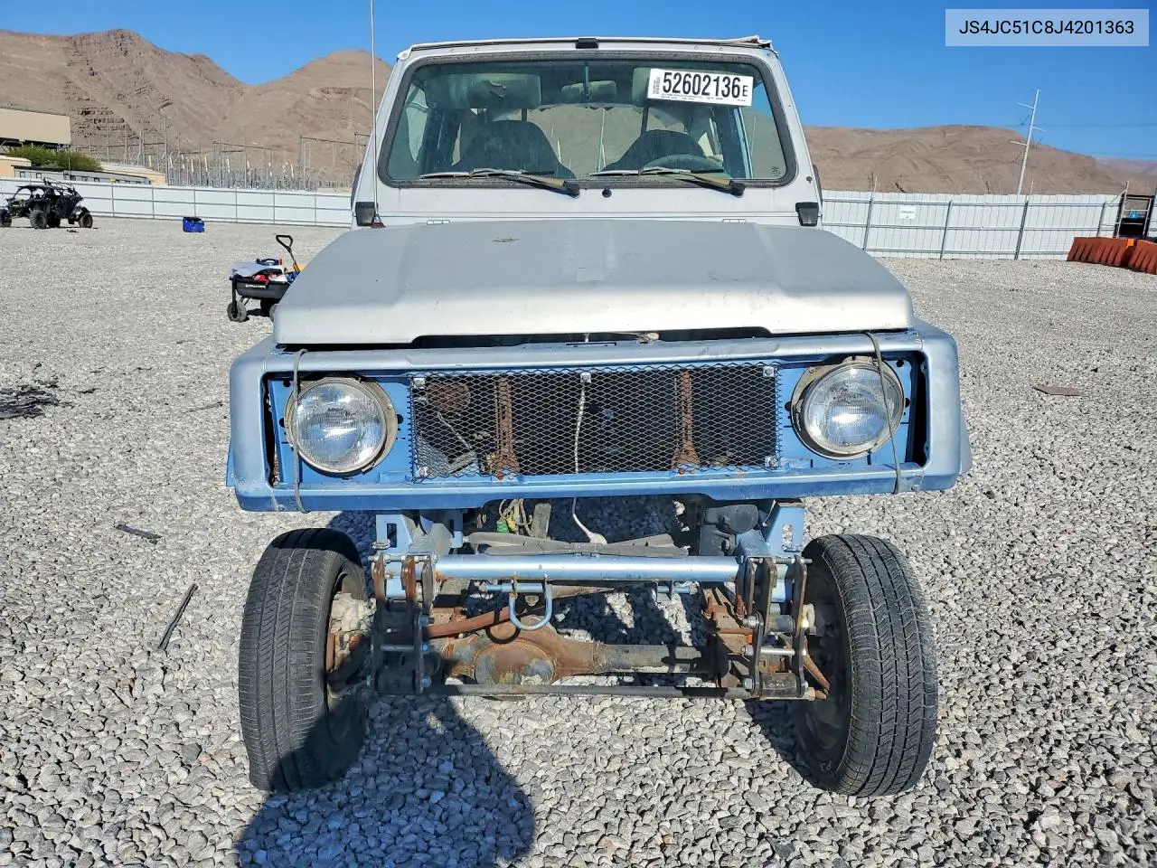 1988 Suzuki Samurai VIN: JS4JC51C8J4201363 Lot: 52602136