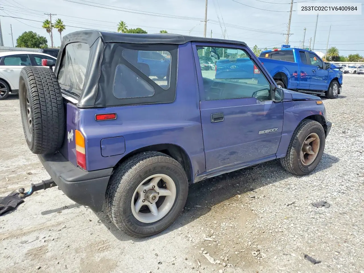 2S3TC02C1V6400984 1997 Suzuki Sidekick Jx