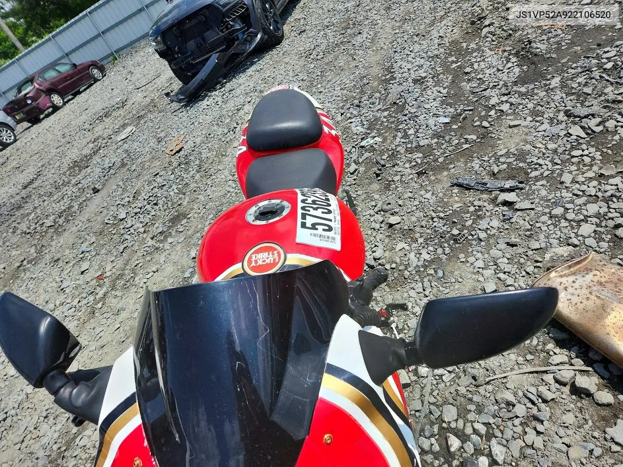2002 Suzuki Sv650 S VIN: JS1VP52A922106520 Lot: 57362396