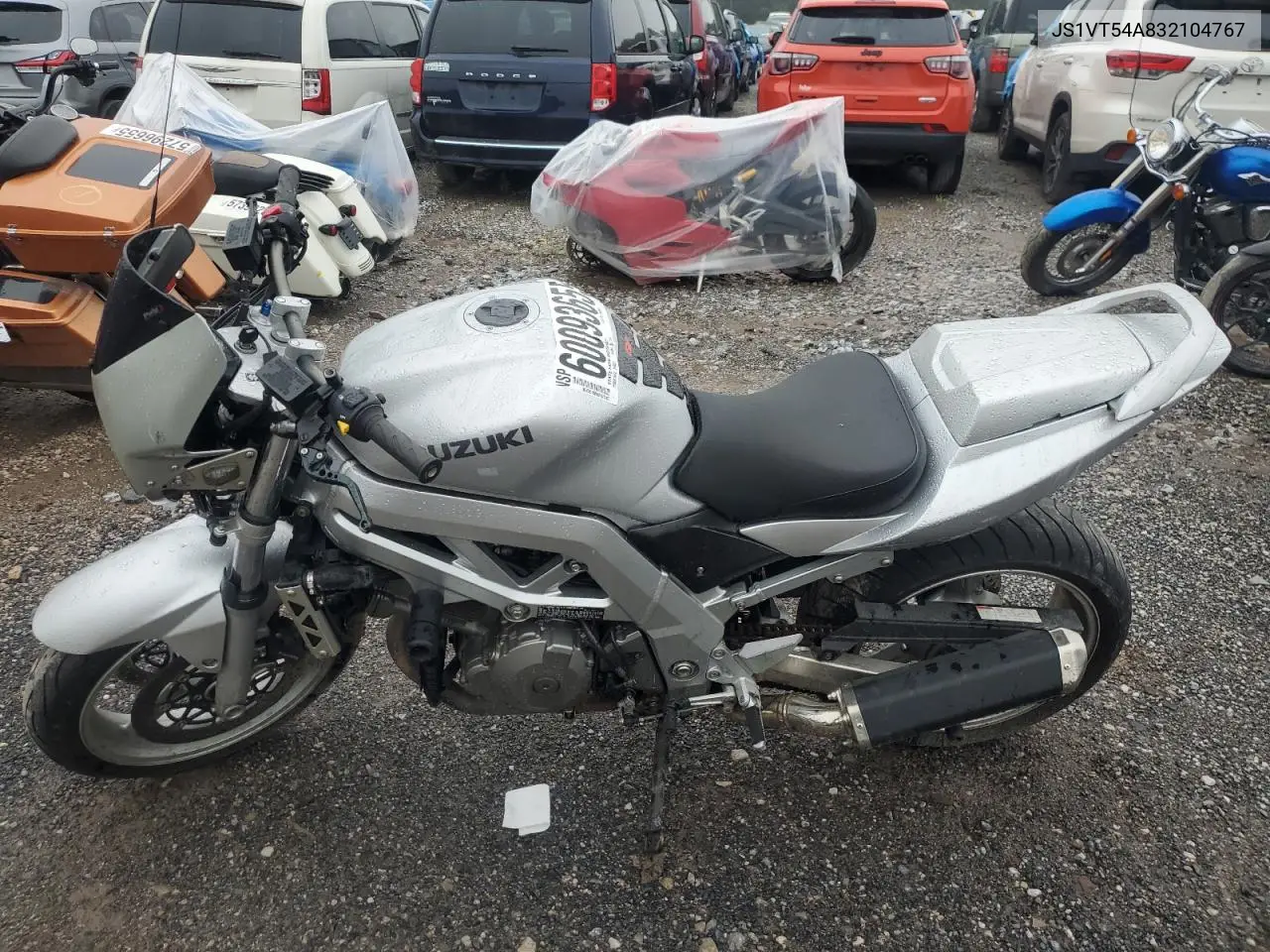 2003 Suzuki Sv1000 Sk3 VIN: JS1VT54A832104767 Lot: 45757116