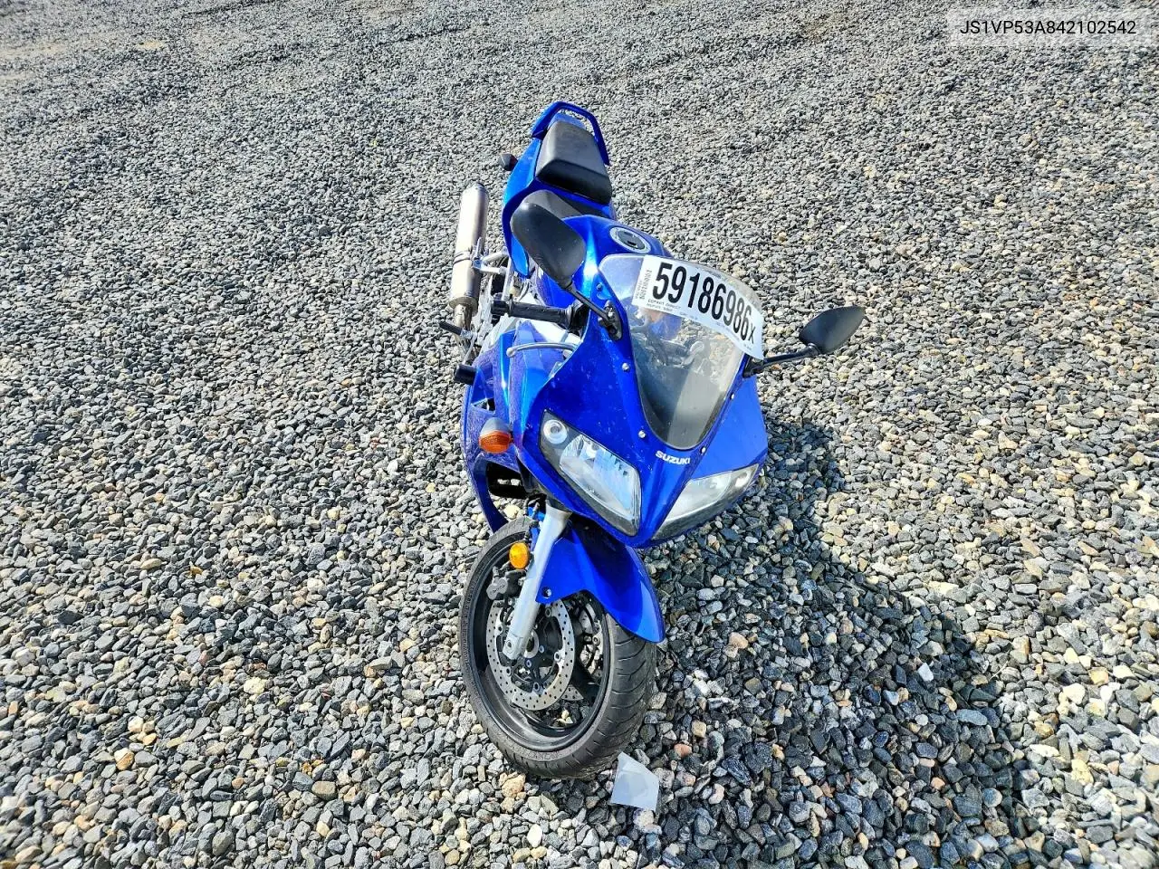 2004 Suzuki Sv650 VIN: JS1VP53A842102542 Lot: 59186986