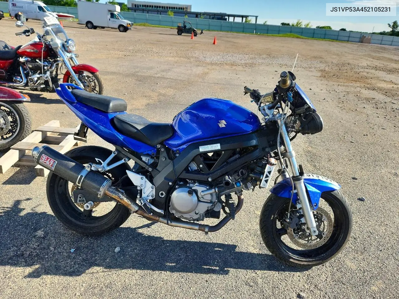2005 Suzuki Sv650 VIN: JS1VP53A452105231 Lot: 57379186
