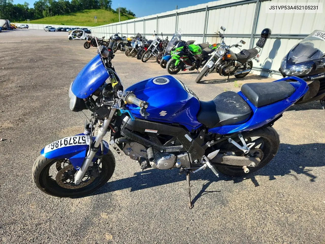 2005 Suzuki Sv650 VIN: JS1VP53A452105231 Lot: 57379186