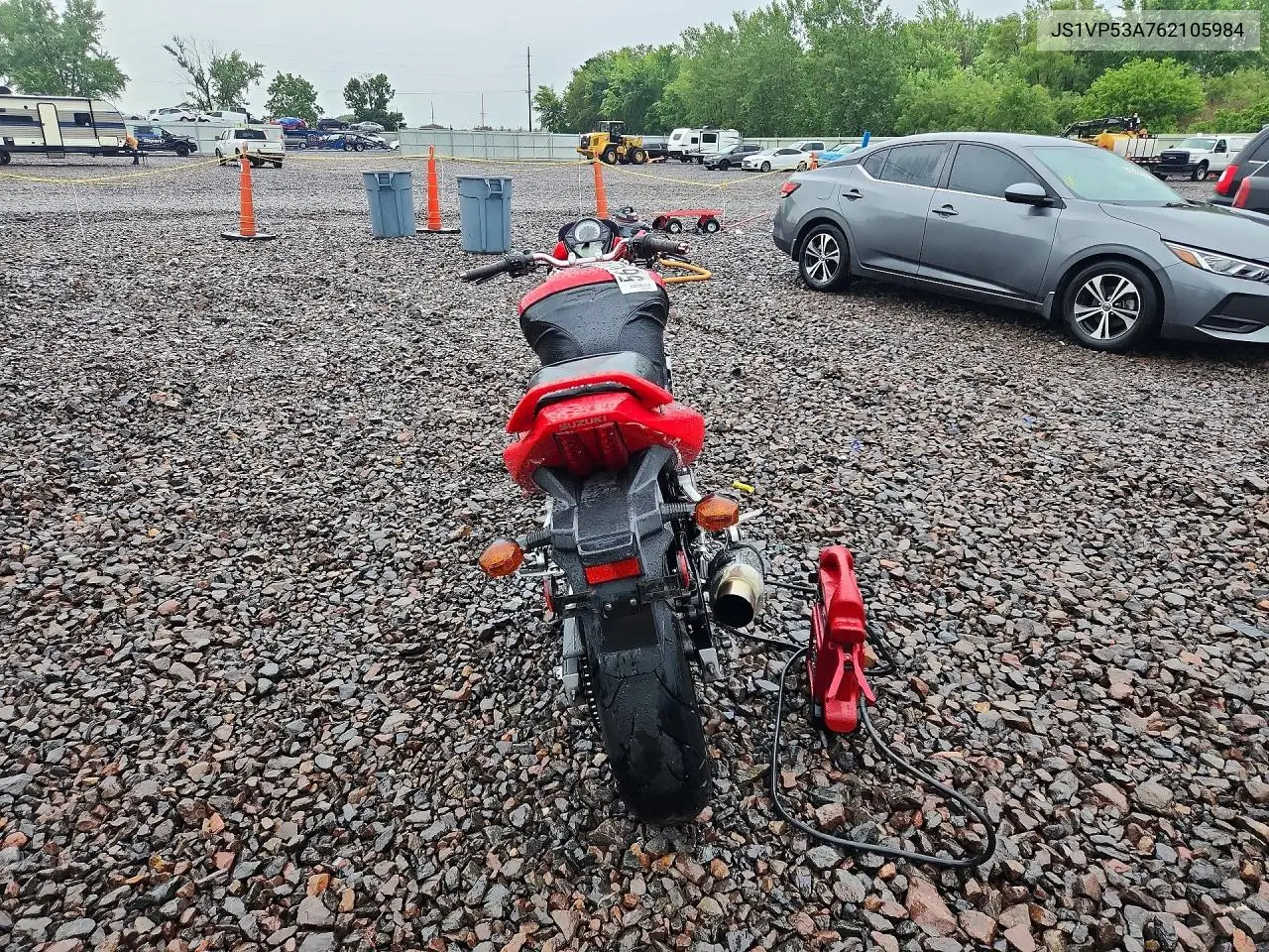 2006 Suzuki Sv650 VIN: JS1VP53A762105984 Lot: 56943676