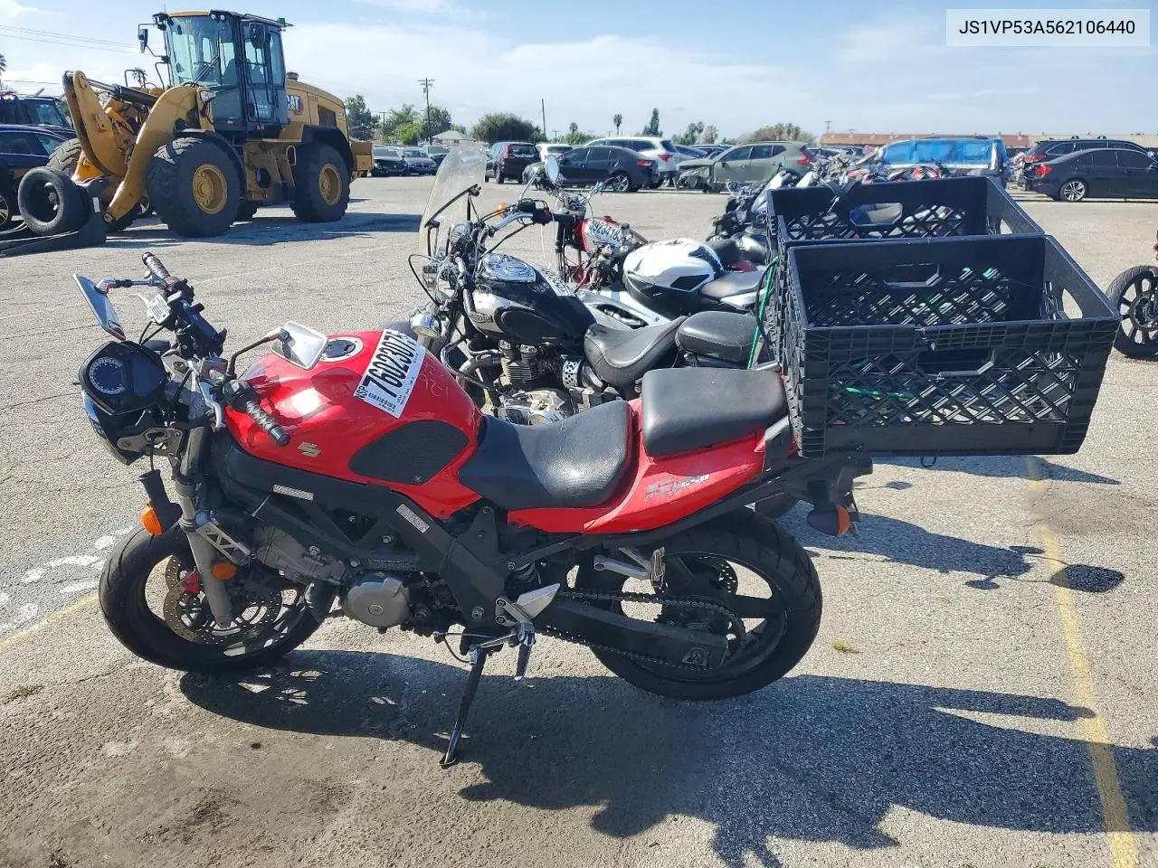 2006 Suzuki Sv650 VIN: JS1VP53A562106440 Lot: 76023075