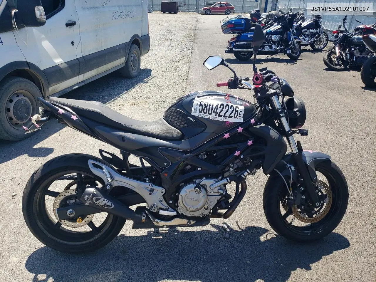 2013 Suzuki Sv650 VIN: JS1VP55A1D2101097 Lot: 58042226