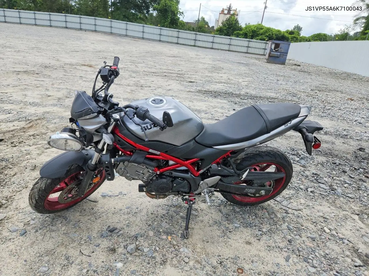2019 Suzuki Sv650 VIN: JS1VP55A6K7100043 Lot: 54249946