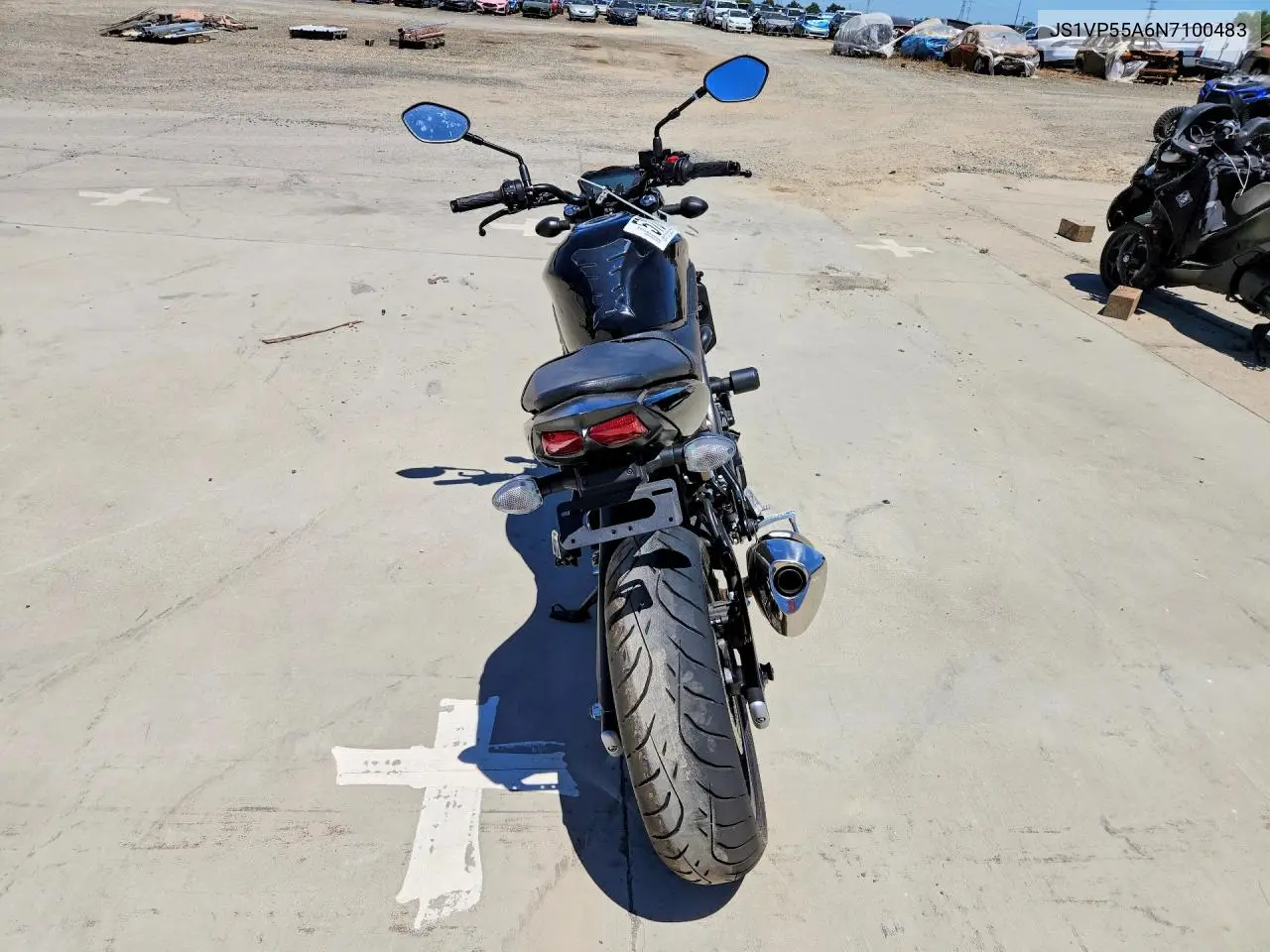 2022 Suzuki Sv650 VIN: JS1VP55A6N7100483 Lot: 57017196