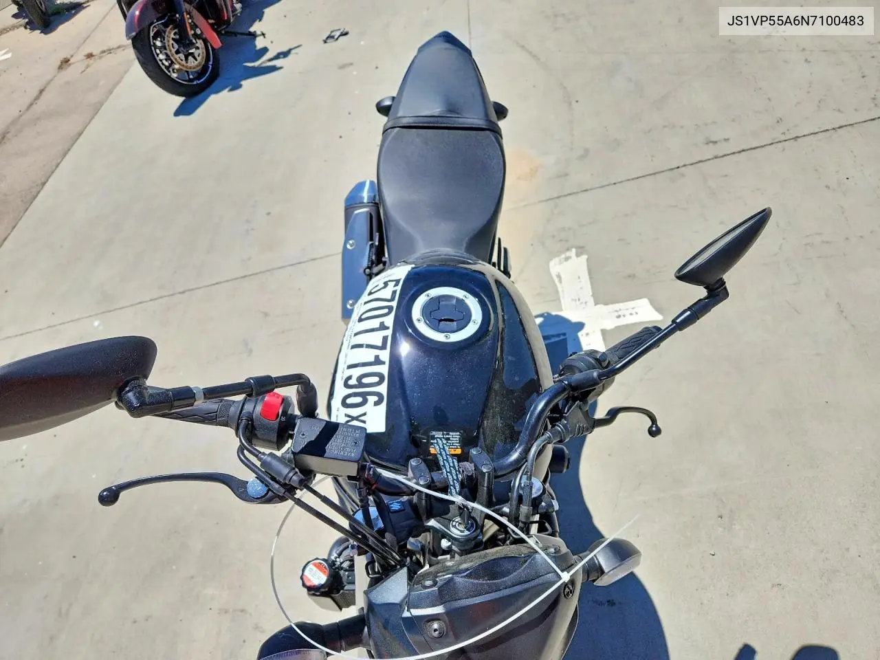 2022 Suzuki Sv650 VIN: JS1VP55A6N7100483 Lot: 57017196