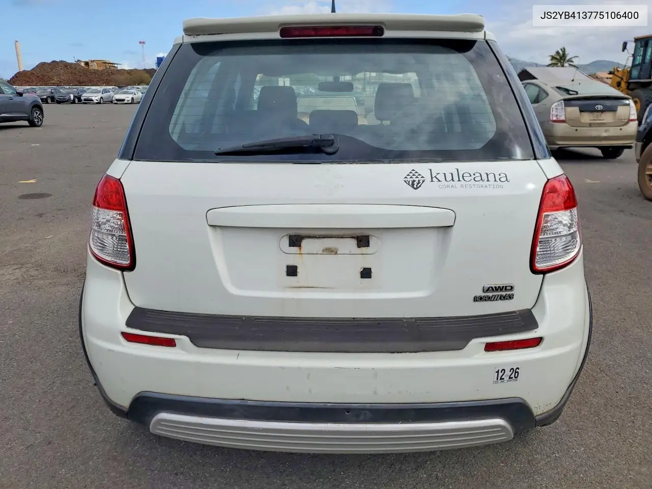 2007 Suzuki Sx4 VIN: JS2YB413775106400 Lot: 47773756