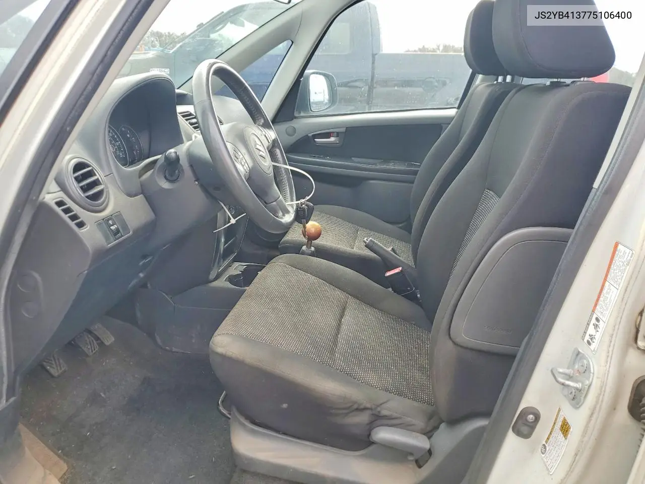 2007 Suzuki Sx4 VIN: JS2YB413775106400 Lot: 47773756