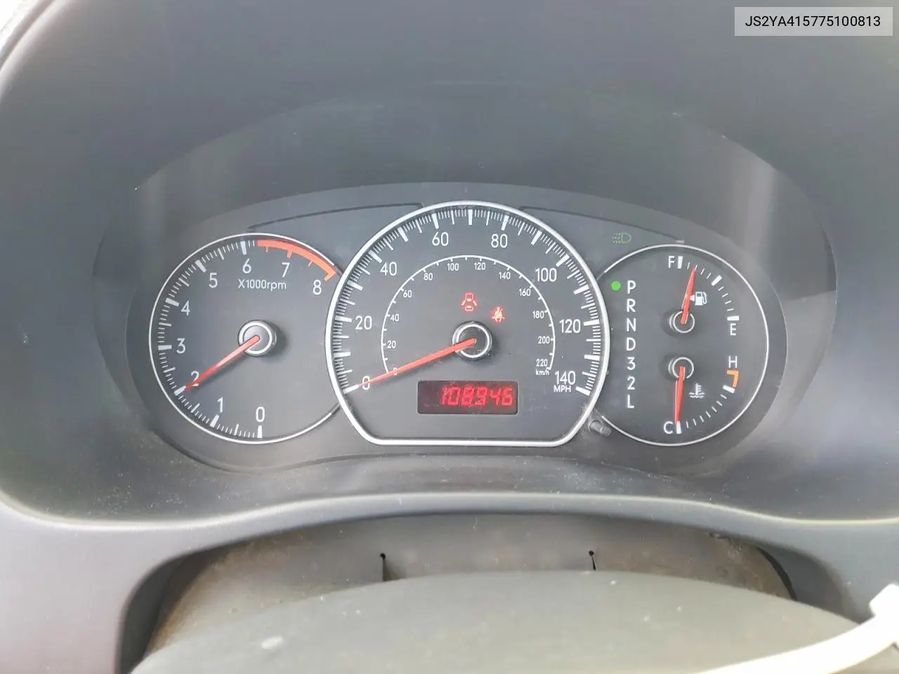 2007 Suzuki Sx4 VIN: JS2YA415775100813 Lot: 50788056