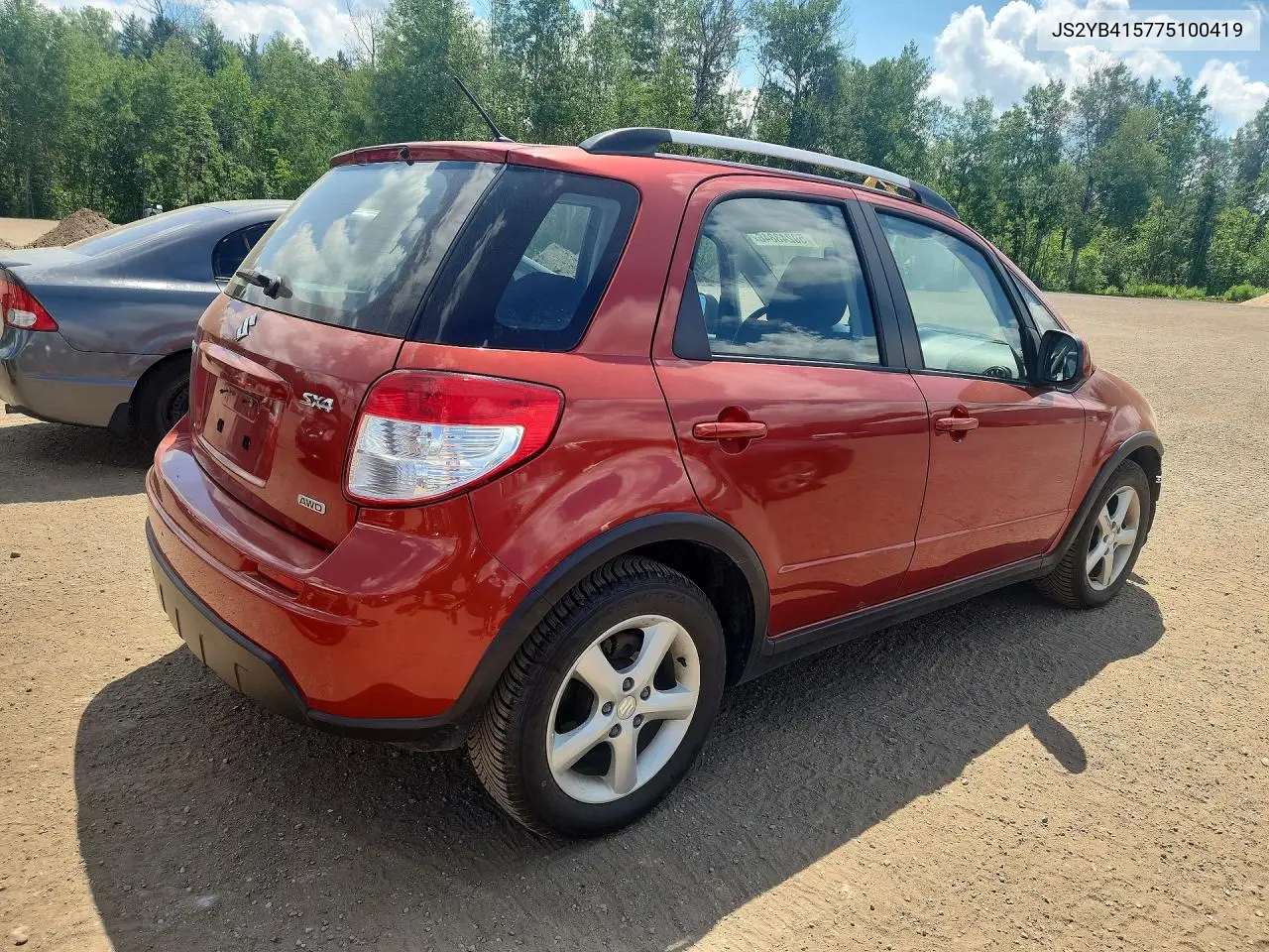 2007 Suzuki Sx4 Sport VIN: JS2YB415775100419 Lot: 59243846