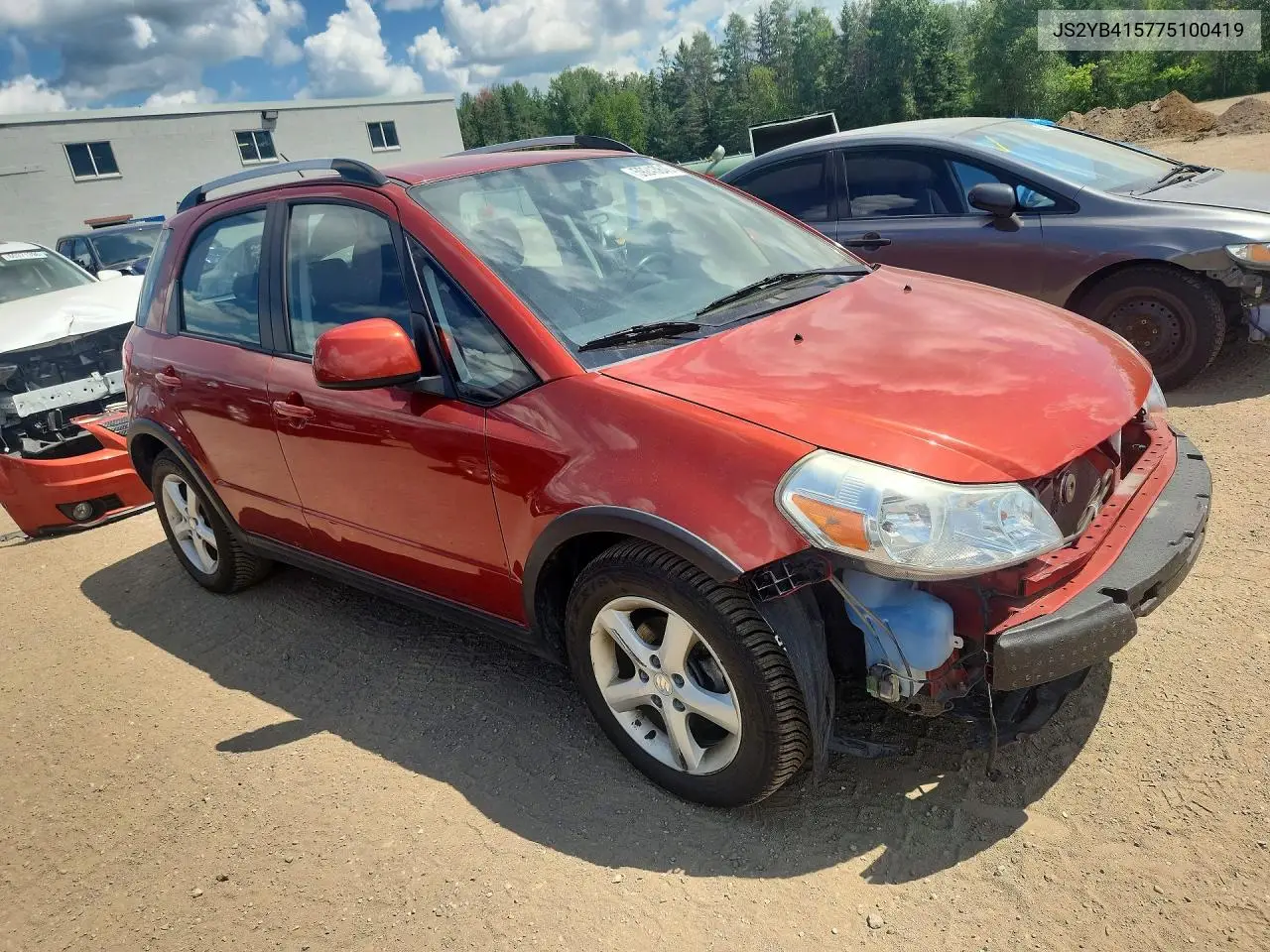 2007 Suzuki Sx4 Sport VIN: JS2YB415775100419 Lot: 59243846
