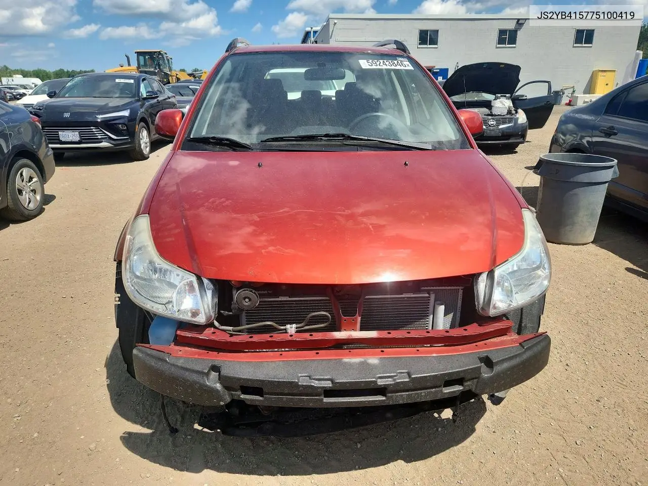 2007 Suzuki Sx4 Sport VIN: JS2YB415775100419 Lot: 59243846