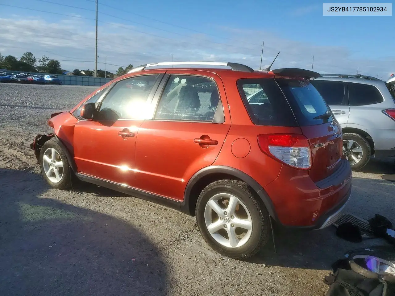 2008 Suzuki Sx4 Touring VIN: JS2YB417785102934 Lot: 98966155