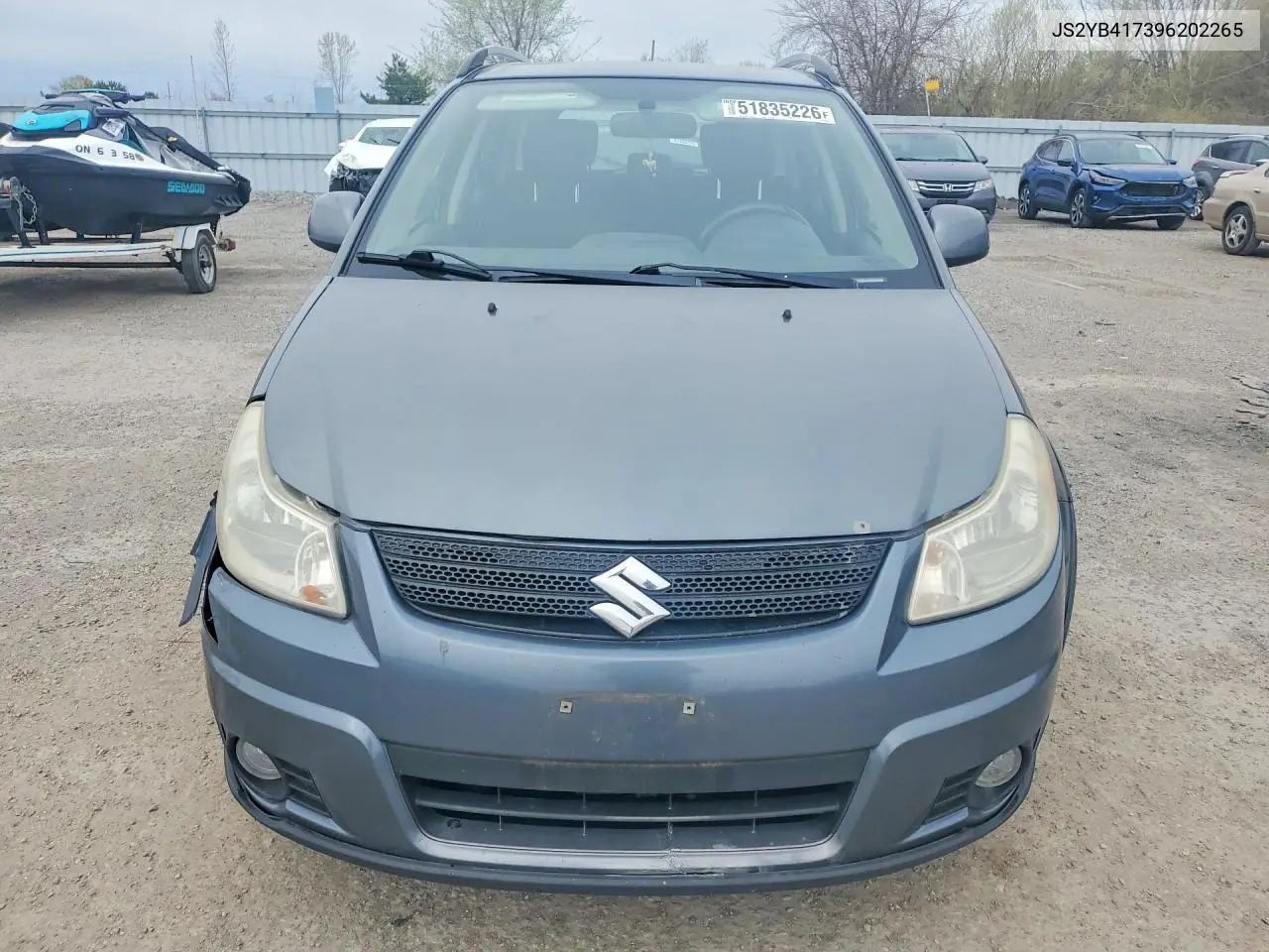 2009 Suzuki Sx4 Touring VIN: JS2YB417396202265 Lot: 51835226