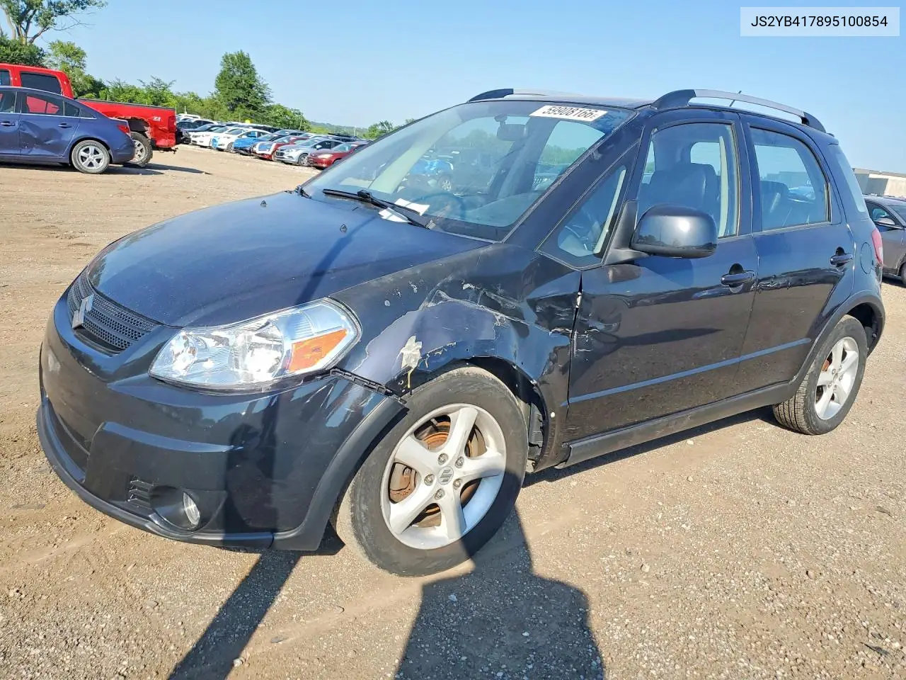 2009 Suzuki Sx4 Touring VIN: JS2YB417895100854 Lot: 59908166