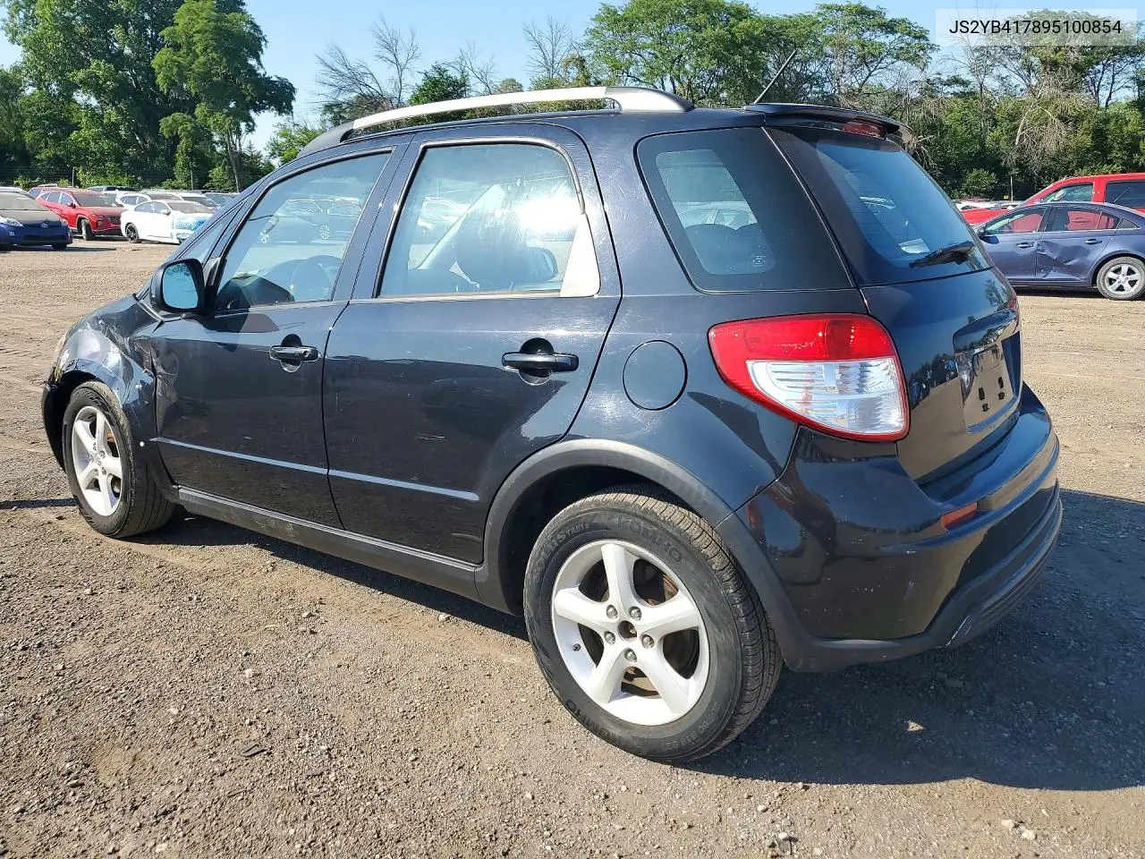 2009 Suzuki Sx4 Touring VIN: JS2YB417895100854 Lot: 59908166
