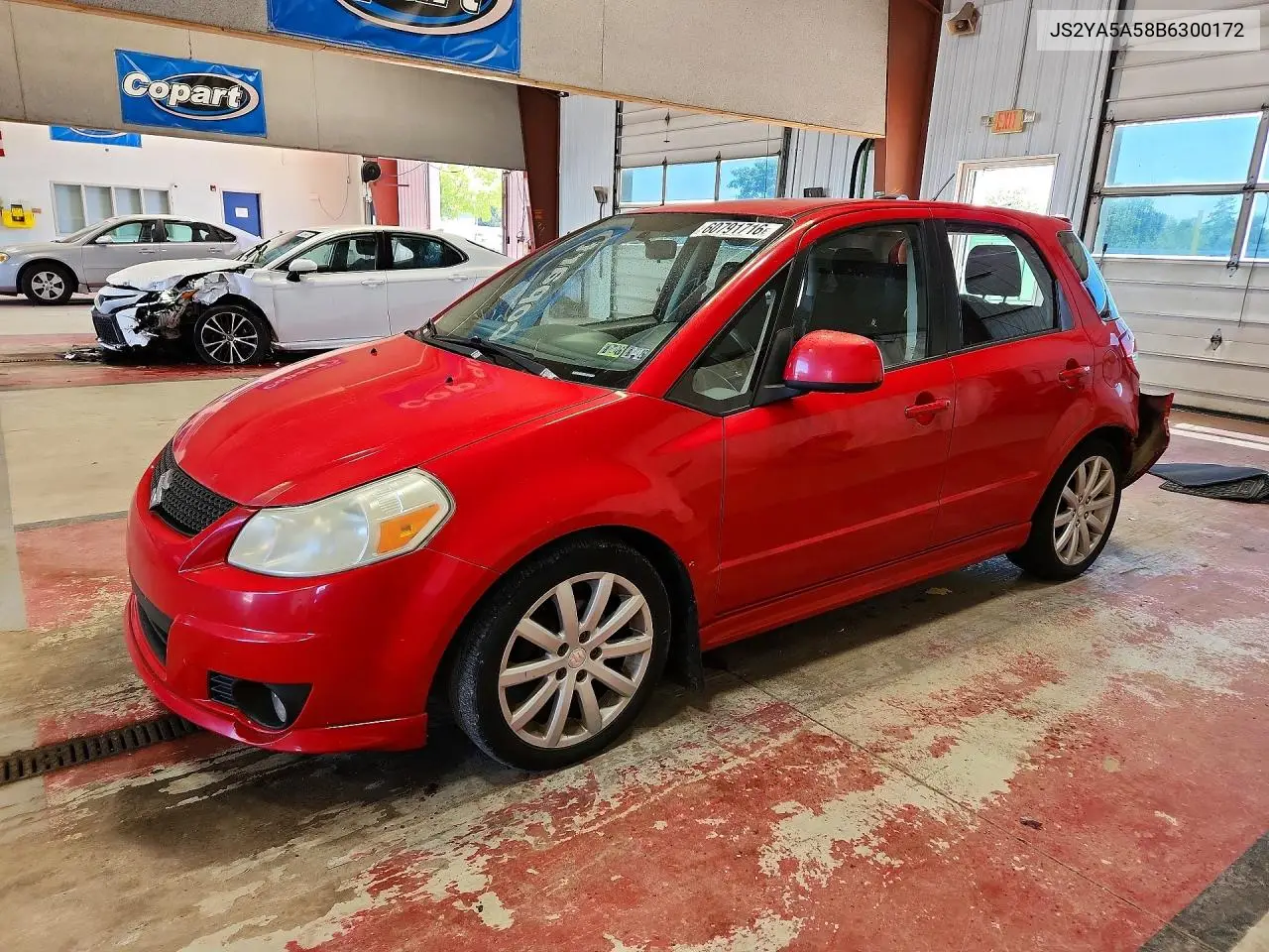 2011 Suzuki Sx4 VIN: JS2YA5A58B6300172 Lot: 60791716