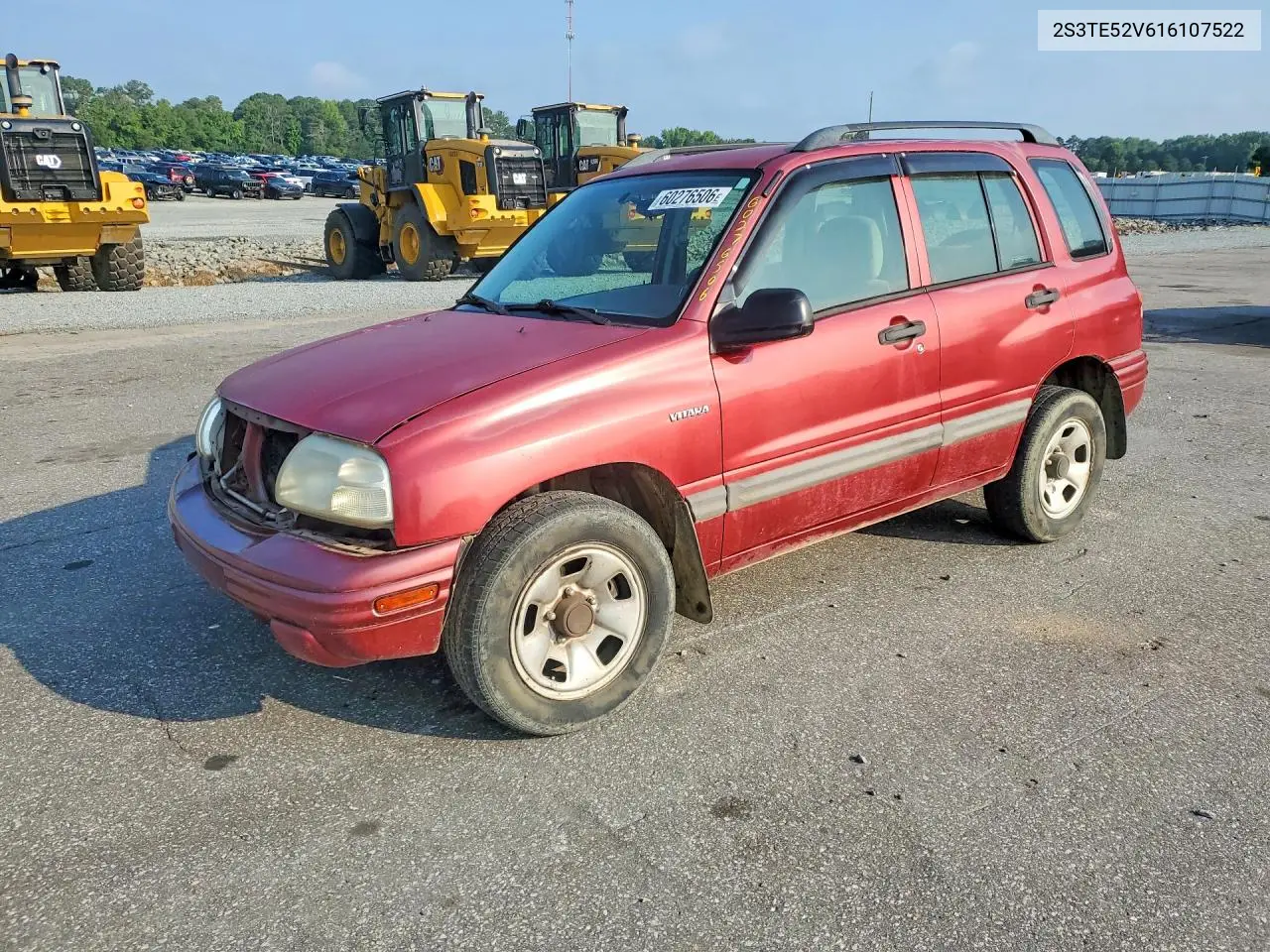 2001 Suzuki Vitara Js VIN: 2S3TE52V616107522 Lot: 60276506