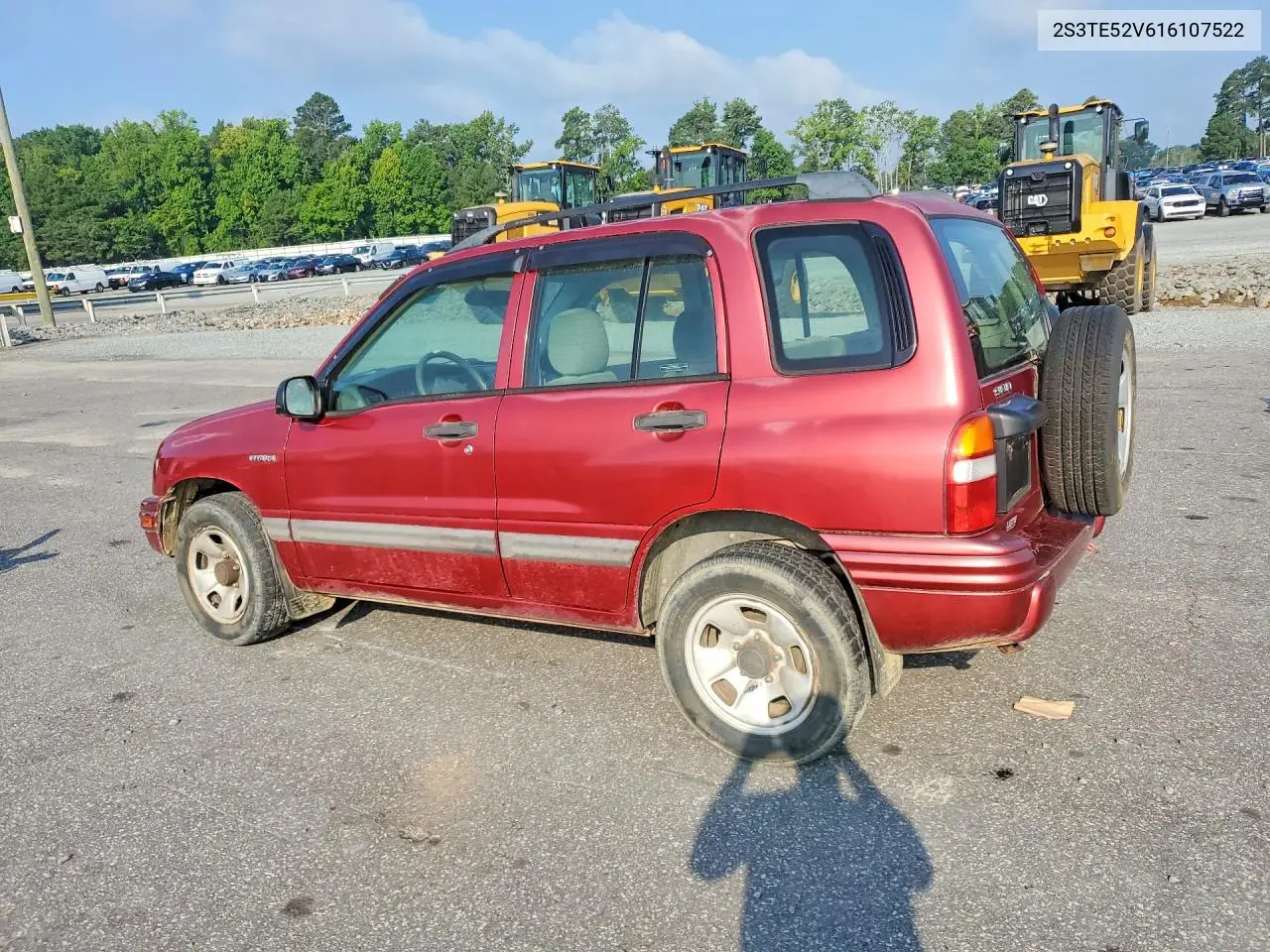 2001 Suzuki Vitara Js VIN: 2S3TE52V616107522 Lot: 60276506